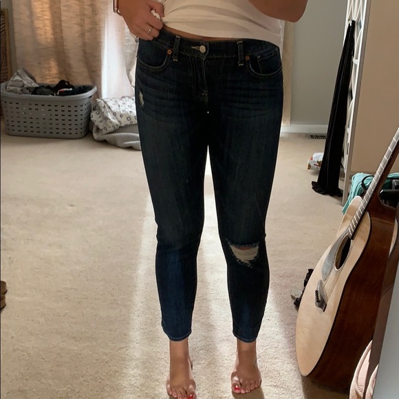 Lucky Brand Denim - Lucky Brand lightly distressed straight Jeans